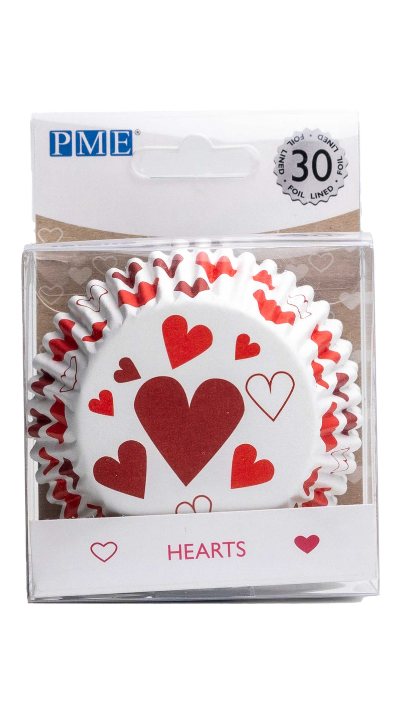 PME - Cupcake Cases - Valentines Hearts - 30 Pack Cupcake Cases PME 