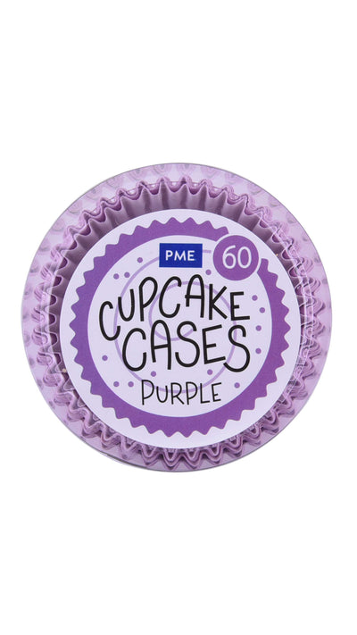 PME - Cupcake Cases - Purple - 60 Pack - SimplyCakeCraft