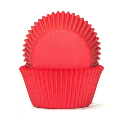 50 Red Cupcake Baking Cases - SimplyCakeCraft