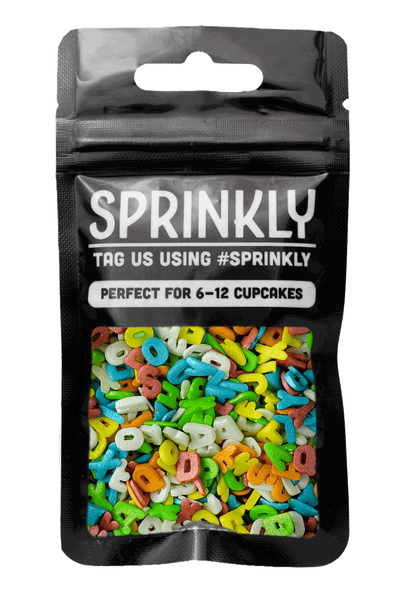 Sprinkle Shapes - Alphabet - SimplyCakeCraft