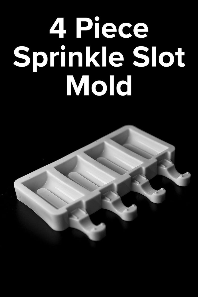 Sprinkle Slot Cakesicle Mold - 4 Cavity Sprinkly 