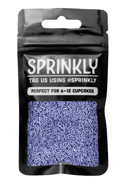 Violet Glimmer Strands Cake Sprinkles - SimplyCakeCraft
