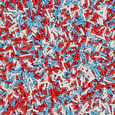 Sugar Strands - Red, White & Blue - SimplyCakeCraft