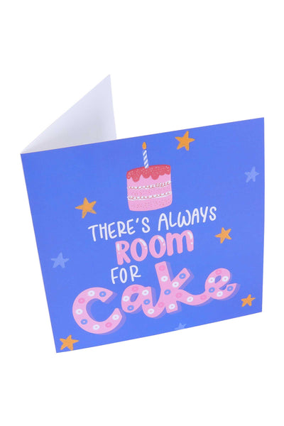 'There's Always Room For Cake' Greeting Card Greeting & Note Cards PME 