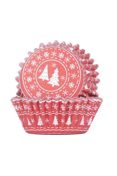 Cupcake Cases - Red Christmas Jumper - 30 Pack - SimplyCakeCraft
