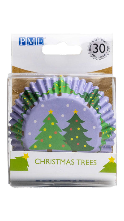 PME - Cupcake Cases - Christmas Trees - 30 Pack - SimplyCakeCraft